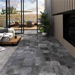 vidaXL Vloerplanken 5,11 m² 55 pcs PVC Houten structuur grijs