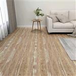 vidaXL Vloerplanken 5,11 m² 55 pcs PVC Crème en Lichtbruin