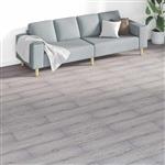vidaXL Vloerplanken 18 pcs Donkergrijs 5,26 m² PVC