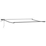 vidaXL Elektrisch uitschuifbaar zonnescherm frame Antraciet 5 x 3 m