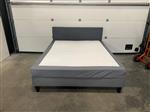 (36) grijs bed 160x200 met matras