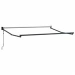 vidaXL Elektrisch uitschuifbaar zonnescherm frame Antraciet 3 x 2 m