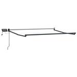 vidaXL Elektrisch uitschuifbaar zonnescherm frame Antraciet 2,5 x 2 m