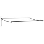 vidaXL Elektrisch uitschuifbaar zonnescherm frame Antraciet 4 x 2 m