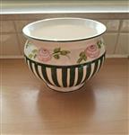 Mooie Grote Handgeschilderde Bloempot - Nieuw