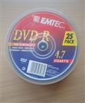 Emtec Spindle met 23 DVD-R  van 4.7 Gb Nieuw