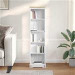 vidaXL Boekenkast Wit 46 x 20 x 170 cm Massief grenenhout
