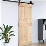 vidaXL Deur NARVIK Naturel 70 x 210 cm Massief Grenenhout