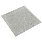 vidaXL Tapijt 20 pcs Lichtgrijs 50 x 50 cm 100% Polypropyleen