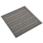 vidaXL Tapijt 20 pcs Gestreept Antraciet 50 x 50 cm 100% Polypropyleen