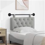 vidaXL Hangend hoofdbord Wolkengrijs Stof