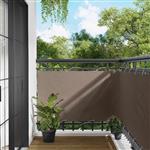 vidaXL Balkon Scherm 90 x 200 cm PU gecoat oxford alu