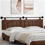 vidaXL Hangend hoofdbord Nep Leer