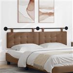 vidaXL Hangend hoofdbord Nep Leer