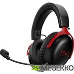 HyperX Cloud III S Draadloze Zwart-rode gaming headset