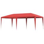 vidaXL Partytent Rood 600 x 300 x 255 cm PE en staal