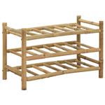 vidaXL Wijnrek Naturel 57 x 29,5 x 36 cm Bamboe