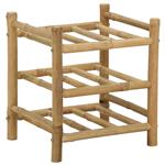 vidaXL Wijnrek Naturel 32,5 x 29,5 x 36 cm Bamboe