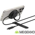 Belkin WIA014HQBK oplader voor mobiele apparatuur Hoofdtelefoons, Smartphone Zwart USB Draadloos opl