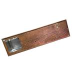 Uniek koperen occasion Spoeltapblad