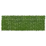 vidaXL Balkonscherm met bladeren Groen en Geel 300 x 100 cm