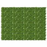 vidaXL Balkonscherm met bladeren Groen en Geel 200 x 150 cm