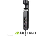 Neomounts DS22-840BL6 bureaucontactdoos met klem