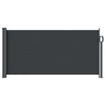 vidaXL Uittrekbaar Zijscherm Zwart 300 x 100 cm Polyester