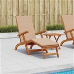 vidaXL Ligstoelkentingen en opvouwbare zonnebader 55 x 146 x 91 cm