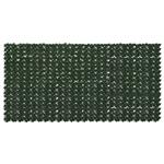 vidaXL Balkonscherm met bladeren Donkergroen 300 x 150 cm