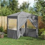vidaXL Partytent Lichtgrijs 200 x 200 x 240 cm PE en staal