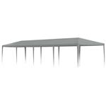vidaXL Partytent Lichtgrijs 1200 x 300 x 255 cm PE en staal