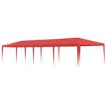 vidaXL Partytent Rood 1200 x 300 x 255 cm PE en staal