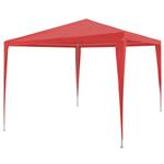 vidaXL Partytent Rood 300 x 300 x 255 cm PE en staal