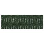 vidaXL Balkonscherm met bladeren Donkergroen 300 x 100 cm