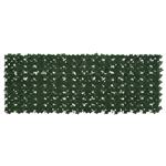 vidaXL Balkonscherm met bladeren Donkergroen 200 x 75 cm