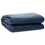 vidaXL Zonne zwembadoverkapping extra zwaar Ø 210 cm 400 µm Rond PE