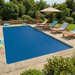 vidaXL Zwembadbedekking Extra Zwaar Blauw 500 × 300 cm PE