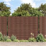 vidaXL Omheiningsprivacy tape Bruin