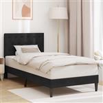 vidaXL Bedframe met hoofdeinde Zwart 100 x 200 cm Fluweel
