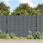 vidaXL Omheiningsprivacy tape Donkergrijs