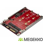 StarTech.com Dubbel sleufs M.2 schijf naar SATA adapter voor 2.5  drive bay RAID