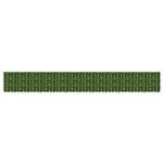 vidaXL Balkonscherm met bladeren Groen 600 x 75 cm