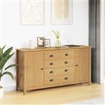vidaXL Dressoir HILL Honingbruin 154 x 40 x 80 cm Massief grenenhout