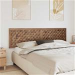 vidaXL Bed Hoofdbord Naturel Massief Teakhout