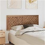 vidaXL Bed Hoofdbord Naturel Massief Teakhout