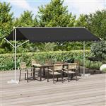 vidaXL Vrijstaande luifel Antracietkleurig 4 × 3 m Polyester