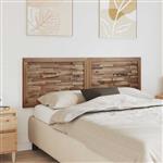 vidaXL Bed Hoofdbord Naturel Massief Teakhout