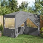 vidaXL Partytent Lichtgrijs 250 x 250 x 240 cm PE en staal