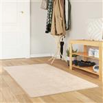 vidaXL Vloerkleedloper MARSA Crème 100 x 350 cm Polyester en PVC